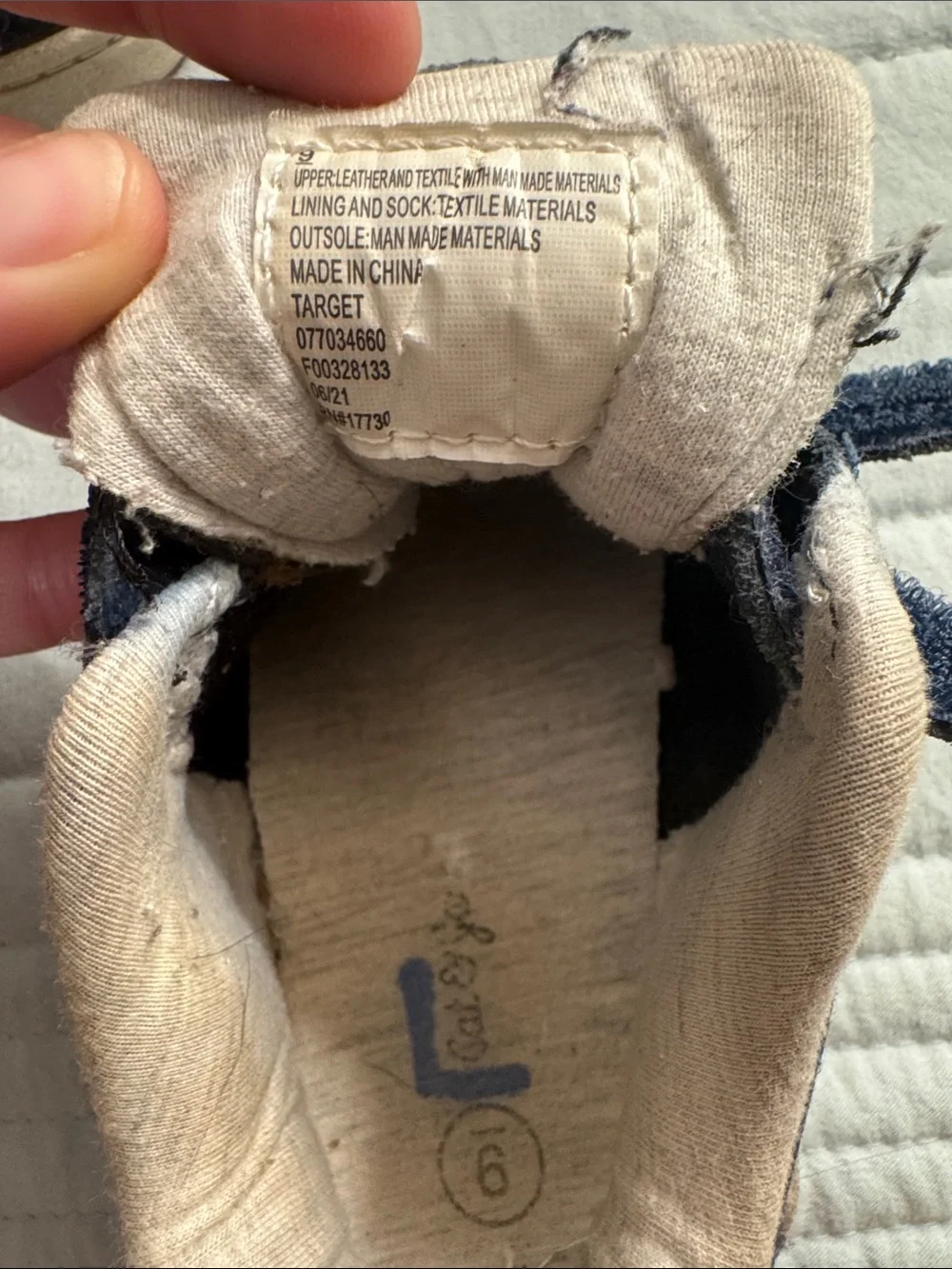 Cat & Jack Navy Casual Sneakers